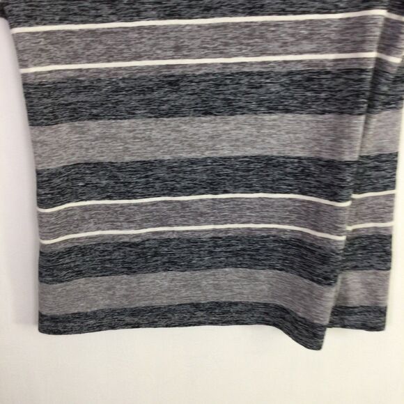 Christopher & Banks Womens V-Neck T-Shirt Short Sleeves Striped Gray Size PS - Picture 15 of 16